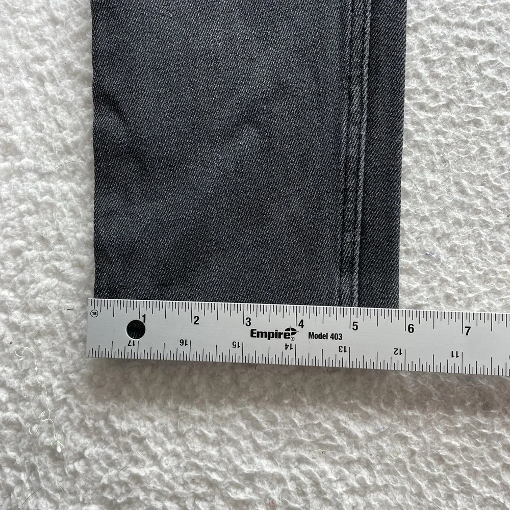 Ksubi Van Winkle Jeans Mens 33x31 Black Skinny Grunge Stretch Button Fly Surge